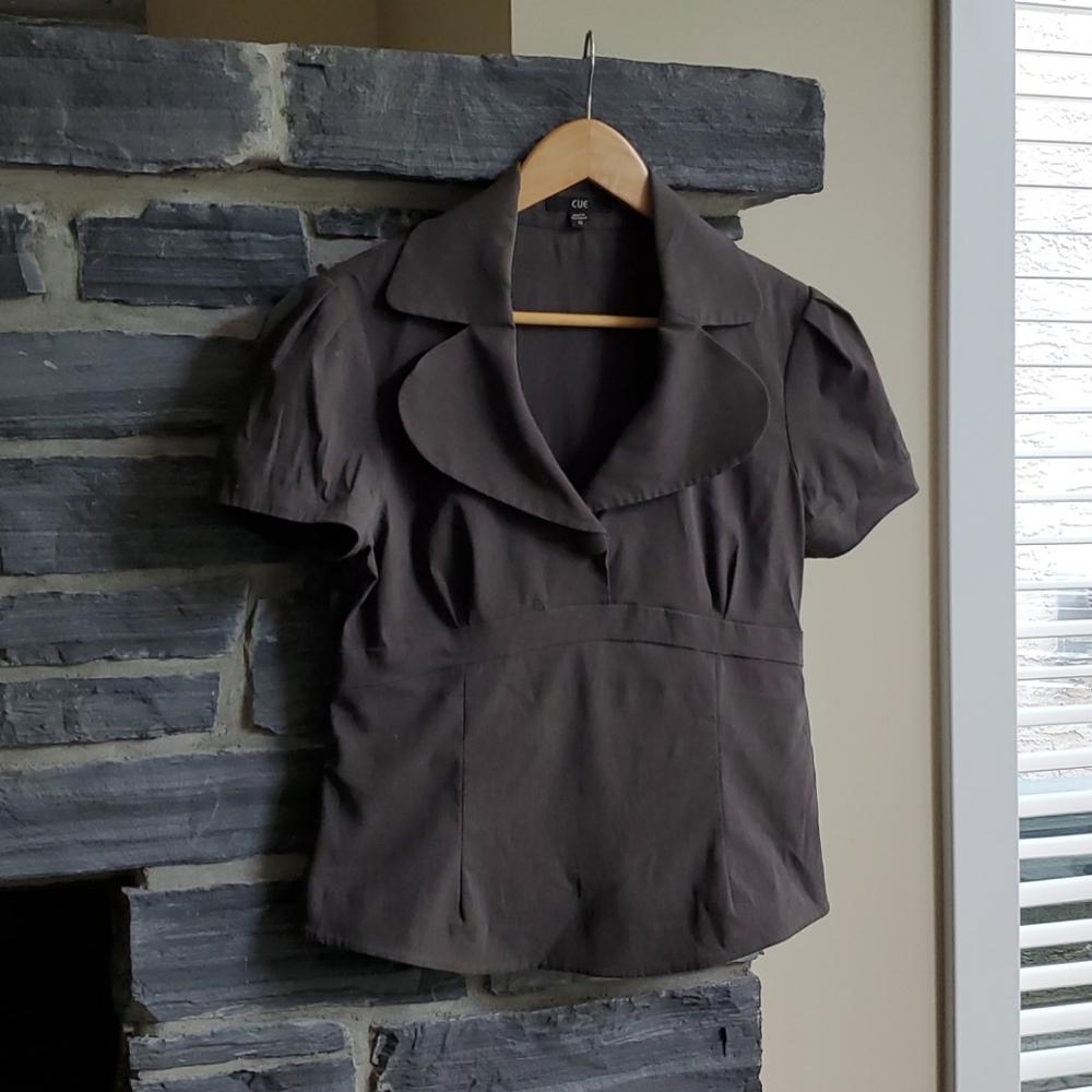 Cue puffed sleeve shirt